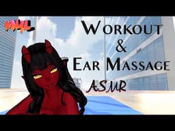 [ASMR] Meru workout 🤸‍♀️ and ear 👂 massage 👋