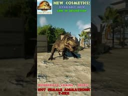 1997 Female Animatronic T-Rex - Non Replace Cosmetics - Jurassic World Evolution 2 Mods - #shorts