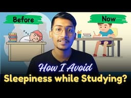 Always feel sleepy 🥱 while Studying? Watch this |How i deal with sleepiness effectively? #studytips