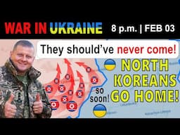 03 Feb: HALF DEAD. HALF WOUNDED. North Koreans Pull Back WITH STAGGERING LOSSES. | War in Ukraine