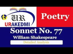 Sonnet No. 77: Analysis William Shakespeare Shakespearean sonnets Shakespearean sonnet 77|