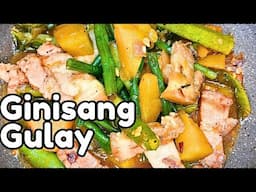 Ginisang gulay with baboy | Easy Sauted mix vegetable with pork