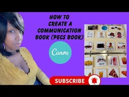 How to create a picture book (PECs Communication Book) in Canva