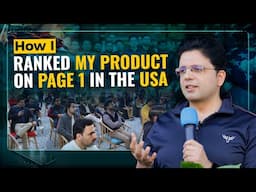 How I Ranked My Product on Page 1 in the USA | Saqib Azhar