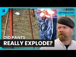 Can Chemicals Make Pants Explode? | MythBusters