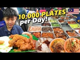 #1 NASI LEMAK in Malaysia🇲🇾 10,000 Plates per Day‼️ Malaysian Street Food Tour in PJ