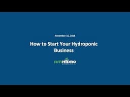 November 15th 2018 AmHydro Webinar