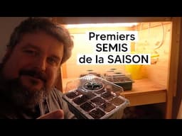 [VLOG] Premiers semis de la saison (et nouveau meuble à semis)