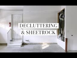 Decluttering, Sheetrock, & Building Utility Closet | This Little Farmhouse