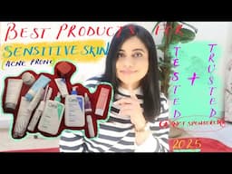 22 Best Products for SENSITIVE ACNE PRONE SKIN - MUST TRY | Not Sponsored | Sana K