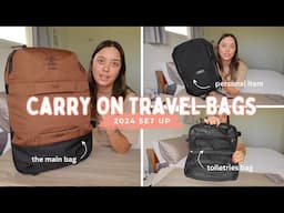 Carry On Travel Bag Set Up 2024