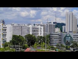 Cloudy day over Singapore.