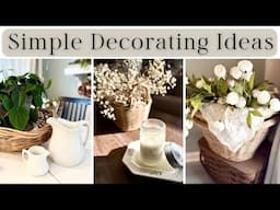 Affordable & Easy Home Decorating Ideas | Thrift & Antique Home Decor Haul | Cottage Style