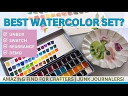 This Affordable Watercolor Set Might Be BETTER Than Professional Brands! New Favorite? #journaling