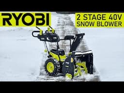 2025 Ryobi 2 Stage 40 V Snow Blower