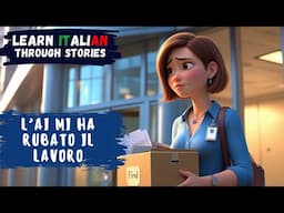 AI Has Taken My Job | Learn Italian Through Stories | Intermediate Level