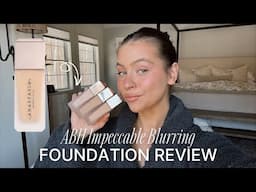 Anastasia Beverly Hills Impeccable Foundation Review: wear test