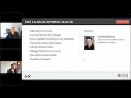 ARCHICAD USER - April 2024 - ModelPort object importer add-on with Tom Simmons of Archvista