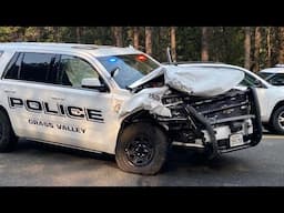 High speed Police Car Chase ends in Crash