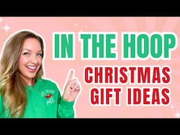 In the Hoop DIY Christmas Gift Ideas : ITH Machine Embroidery gifts you can make on a budget.