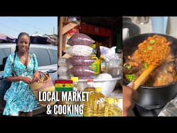 LIVING IN GHANA AS A WOMAN | VISITING OSU, COOKING JOLLOF, LOCAL GHANA MARKET