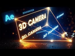 3D Text Animation With 3D Camera In After Effects 3d Camera Movement