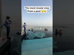 The most insane view from a pool ever