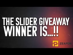 AND THE WINNER IS...!! We're picking the winner of our Zeapon slider Giveaway.