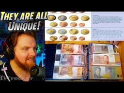 American Reacts to a European Money Collection..