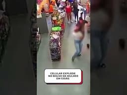 CELULAR PEGA FOGO NO BOLSO DE MULHER