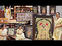 Big Decision🤩😱 పూజ గది renovation👌కోసం ఎక్కడా దొరకని అందమైన tanjavur paintings మీరే చూసి చెప్పండి🤩♥️