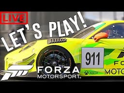 🔴 LIVE | FORZA MOTORSPORT Launch Day Stream! (with wheel)