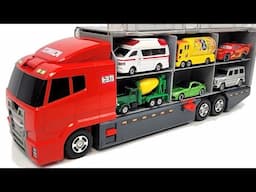 13 Type Cars Tomica ☆ Tomica opened and stored in big Okataduke convoy!