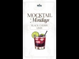 Black Cherry Lime Mocktail