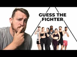 "Guess the Pro Fighter" is WAY too easy