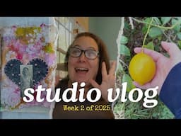 Studio Vlog Week 2 | Cold Weather, Artistic Groove, Daily life of an Artist