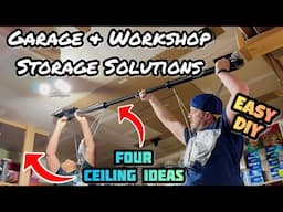 Garage Storage Solutions: DIY Ceiling Storage for Home and Workshop