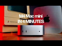 WHY you should buy the BASE model M4 Mac mini- in 4 minutes.