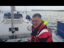 Crossing the Bristol channel to Padstow.  Sailing around the UK