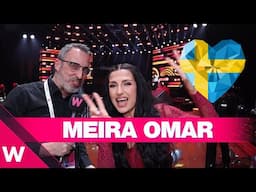 🇸🇪 Meira Omar goes to Final Qualification | Heat 1 | Melodifestivalen 2025 | INTERVIEW