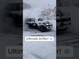 Ultimate Drifter! ❄️ #landrover #offroad #defender #drifting #shorts