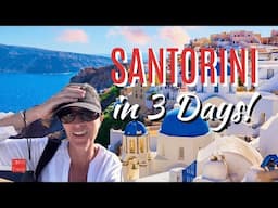 How to Spend 3 Days in Santorini Greece 🇬🇷?  BEST in What to Do in Santorini Alone Long Weekend