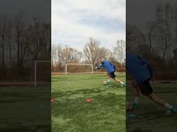 Shooting Drill for Wingers #soccer #soccerdrills #soccerpractice