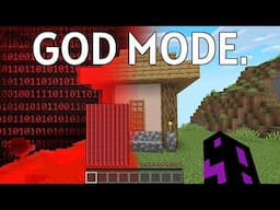 How I Broke Survival Minecraft to Become God