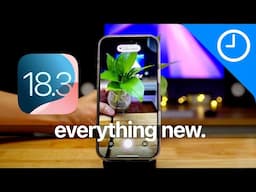 iOS 18.3 - changes/features - The final recap - everything new