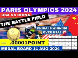 USA VS CHINA MEDAL COUNTS IT’S UNVELIEVABLE SCORE ON PARIS OLYPICS 2024