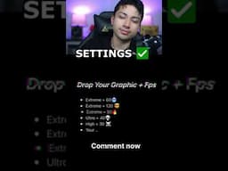 Graphic Settings ✅ #pubgmobile #bgmi #shorts