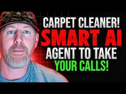 Carpet Cleaner! Smart AI Agent to take your calls!