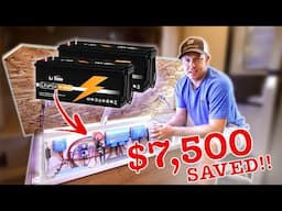 DIY Lithium, Solar & Inverter Upgrade | We SAVED $7,500!!!