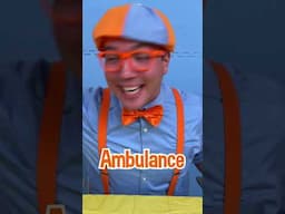 Be Careful with Emergency Vehicles🚨! Favorite Car Sounds! #blippi #shorts